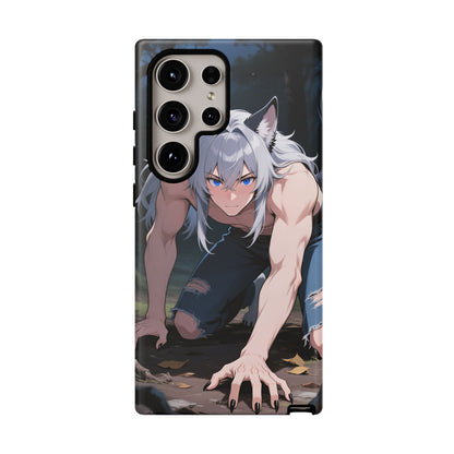 Luca Moonlit Werewolf Tough Phone Case — Anime Wolfman Cover (iPhone, Samsung Galaxy & Google Pixel) | Yaoi Monsters