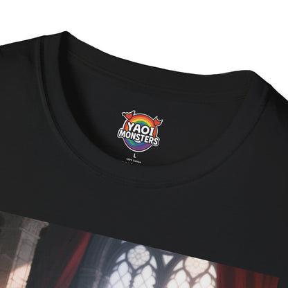Dracula Velvet Chaise Unisex T-Shirt — Gothic Vampire Anime Tee | Yaoi Monsters