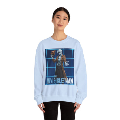 Theodore Marvel Invisible Man Crewneck Sweatshirt — Heavy Blend Anime Pullover | Yaoi Monsters
