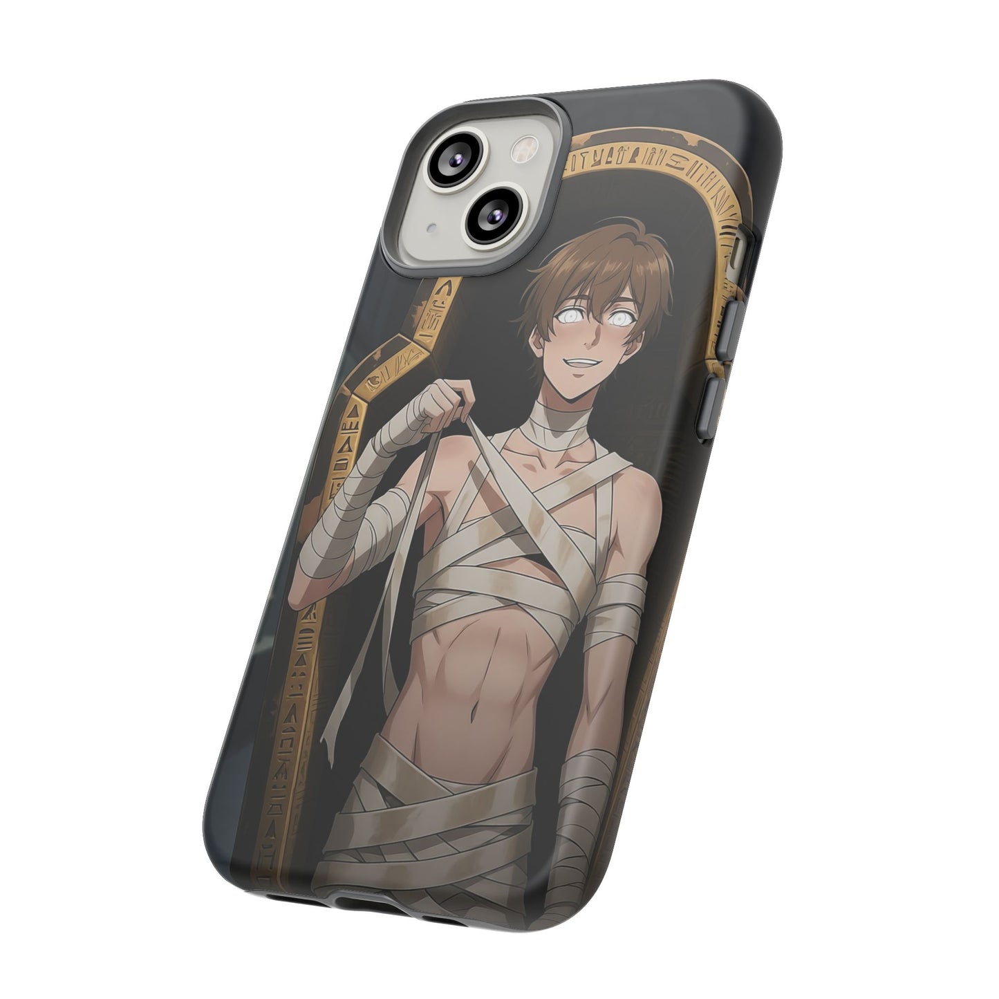Imhotep Mummy Phone Case – iPhone, Samsung Galaxy & Google Pixel | 3D Wrap Gothic Anime Cover | Yaoi Monsters