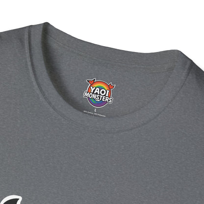 Yaoi Monsters Rainbow Logo T-Shirt | Unisex BL Anime Tee | LGBTQ+ Pride Kawaii Monster Shirt