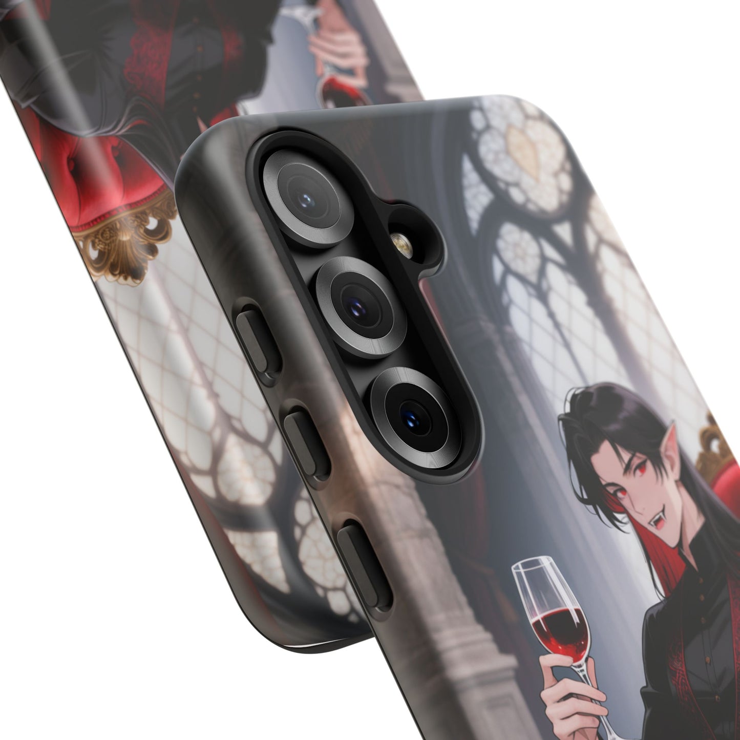 Dracula Velvet Chaise Gothic Vampire Phone Case — Anime Dracula Cover (iPhone, Samsung & Pixel) | Yaoi Monsters