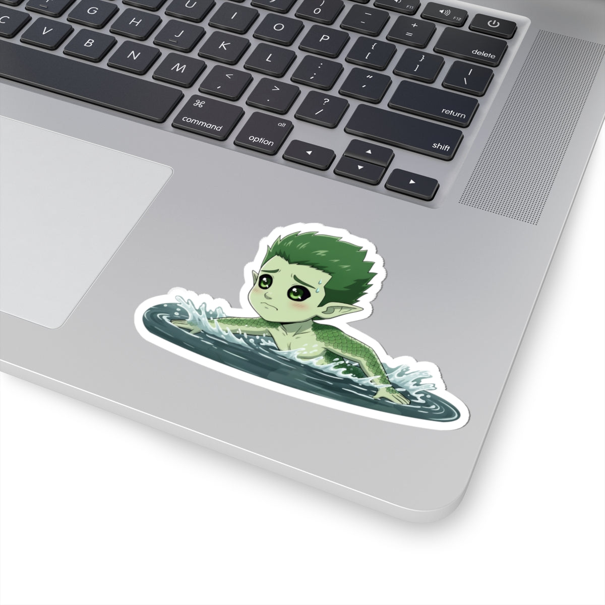 Cutie Monsters Kel “Love Panic” Glossy Vinyl Sticker – Splashing Away