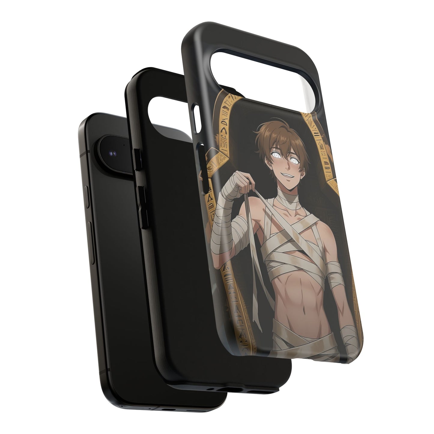 Imhotep Mummy Phone Case – iPhone, Samsung Galaxy & Google Pixel | 3D Wrap Gothic Anime Cover | Yaoi Monsters