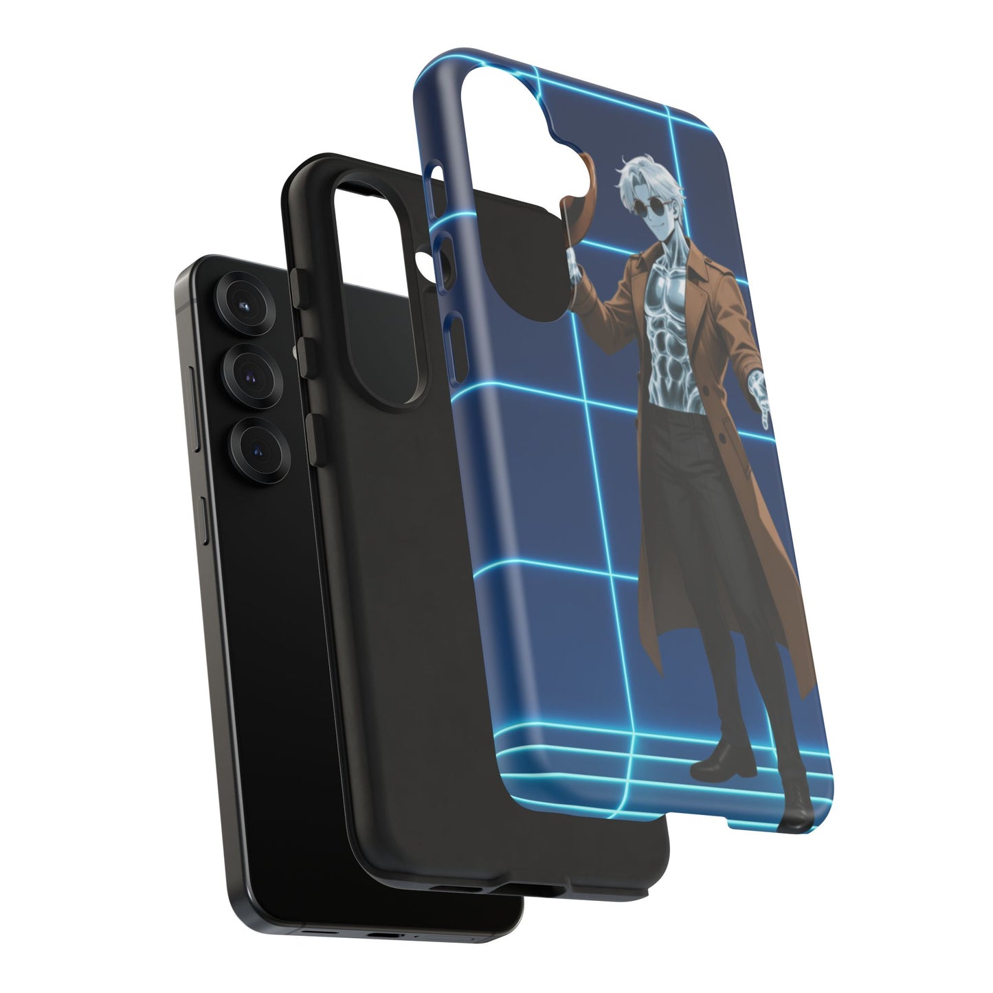 Theodore Marvel Invisible Man Anime Phone Case – iPhone, Samsung & Google Pixel (3D Wrap, Shock-Absorbing) | Yaoi Monsters