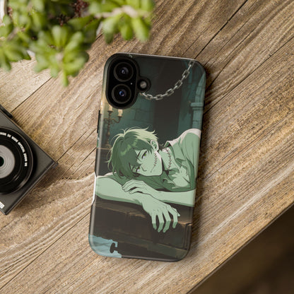 Electric Stare Frankenstein Phone Case — Anime Adam Cover (iPhone, Samsung & Pixel) | Yaoi Monsters