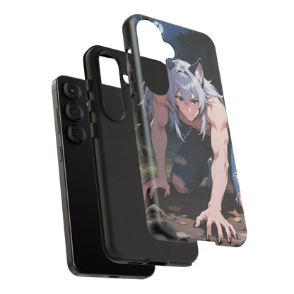 Luca Moonlit Werewolf Tough Phone Case — Anime Wolfman Cover (iPhone, Samsung Galaxy & Google Pixel) | Yaoi Monsters