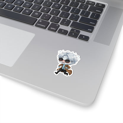 Cutie Monsters Theodore Marvel “Panic” Vinyl Sticker – Running Away Right