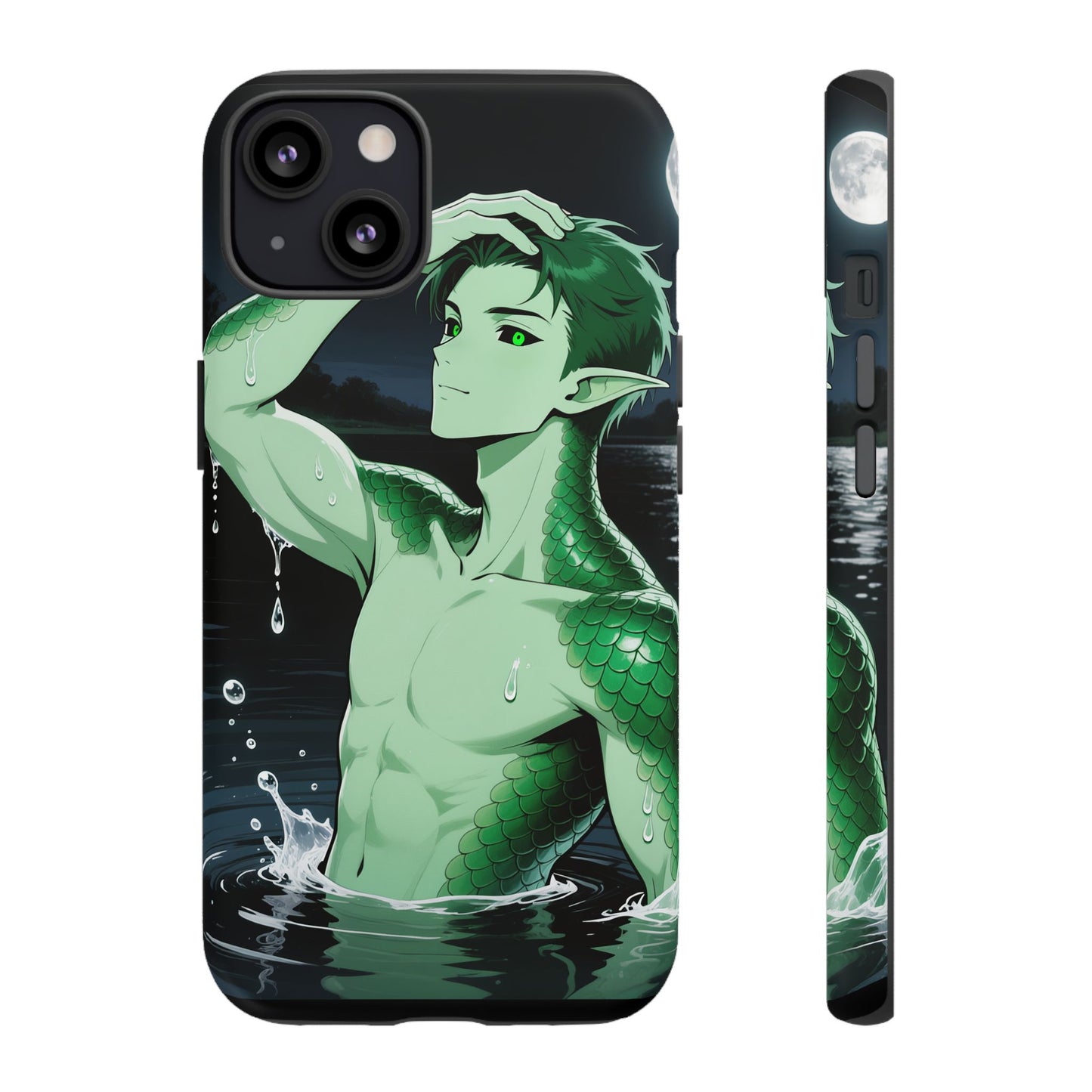 Kel Sea Creature Anime Phone Case — 3D Wrap, Shock-Absorbing (iPhone / Samsung / Pixel) | Yaoi Monsters