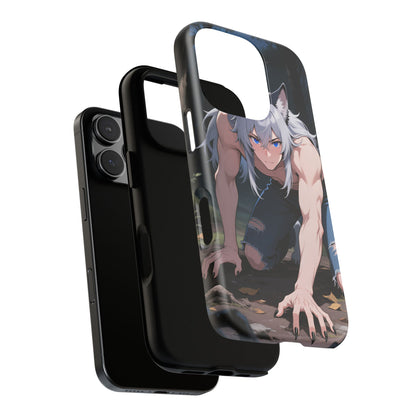 Luca Moonlit Werewolf Tough Phone Case — Anime Wolfman Cover (iPhone, Samsung Galaxy & Google Pixel) | Yaoi Monsters