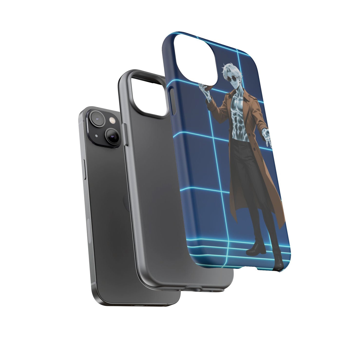Theodore Marvel Invisible Man Anime Phone Case – iPhone, Samsung & Google Pixel (3D Wrap, Shock-Absorbing) | Yaoi Monsters