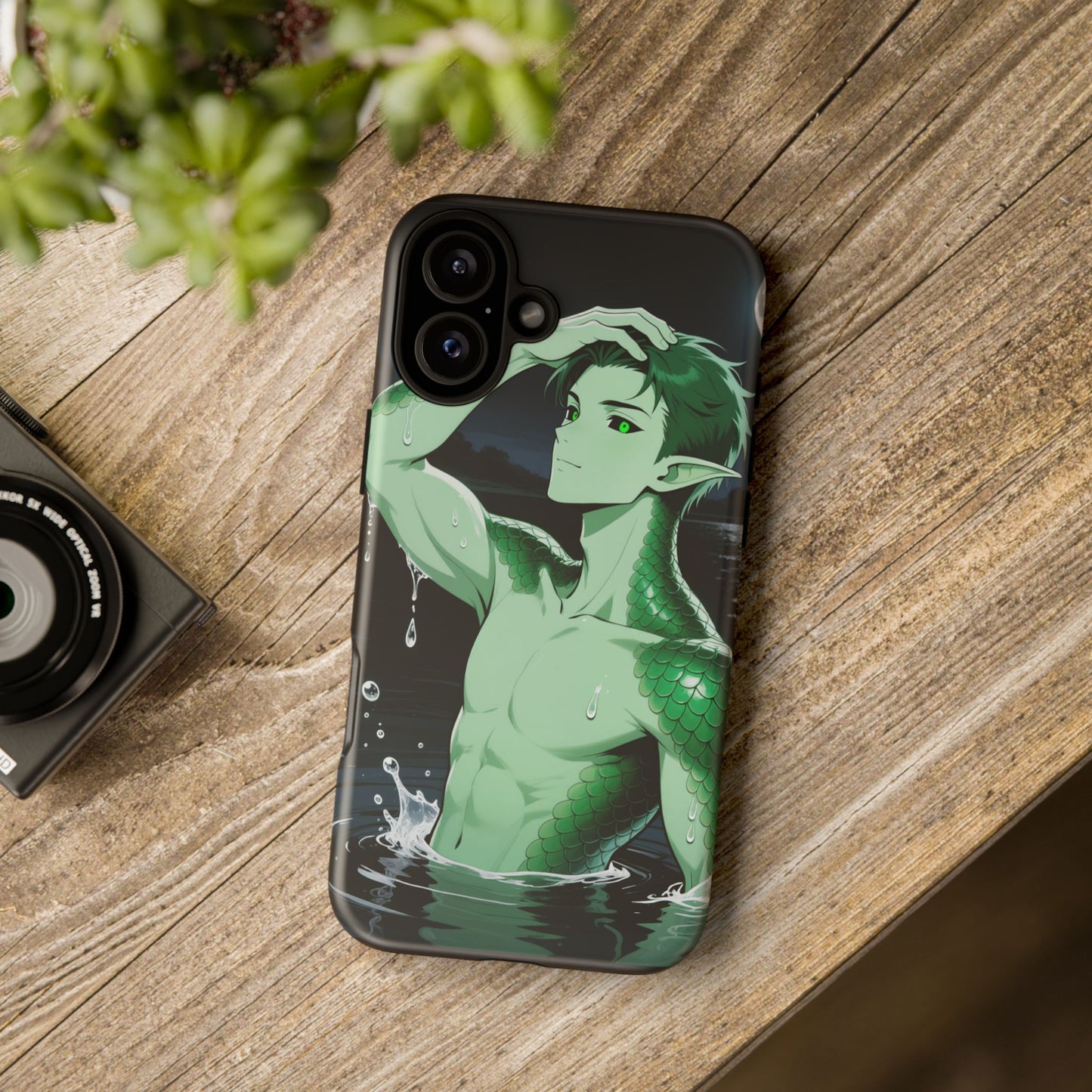 Kel Sea Creature Anime Phone Case — 3D Wrap, Shock-Absorbing (iPhone / Samsung / Pixel) | Yaoi Monsters