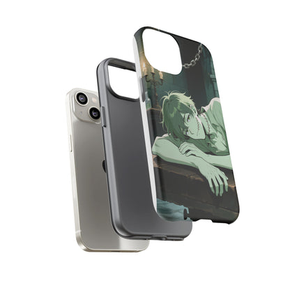 Electric Stare Frankenstein Phone Case — Anime Adam Cover (iPhone, Samsung & Pixel) | Yaoi Monsters