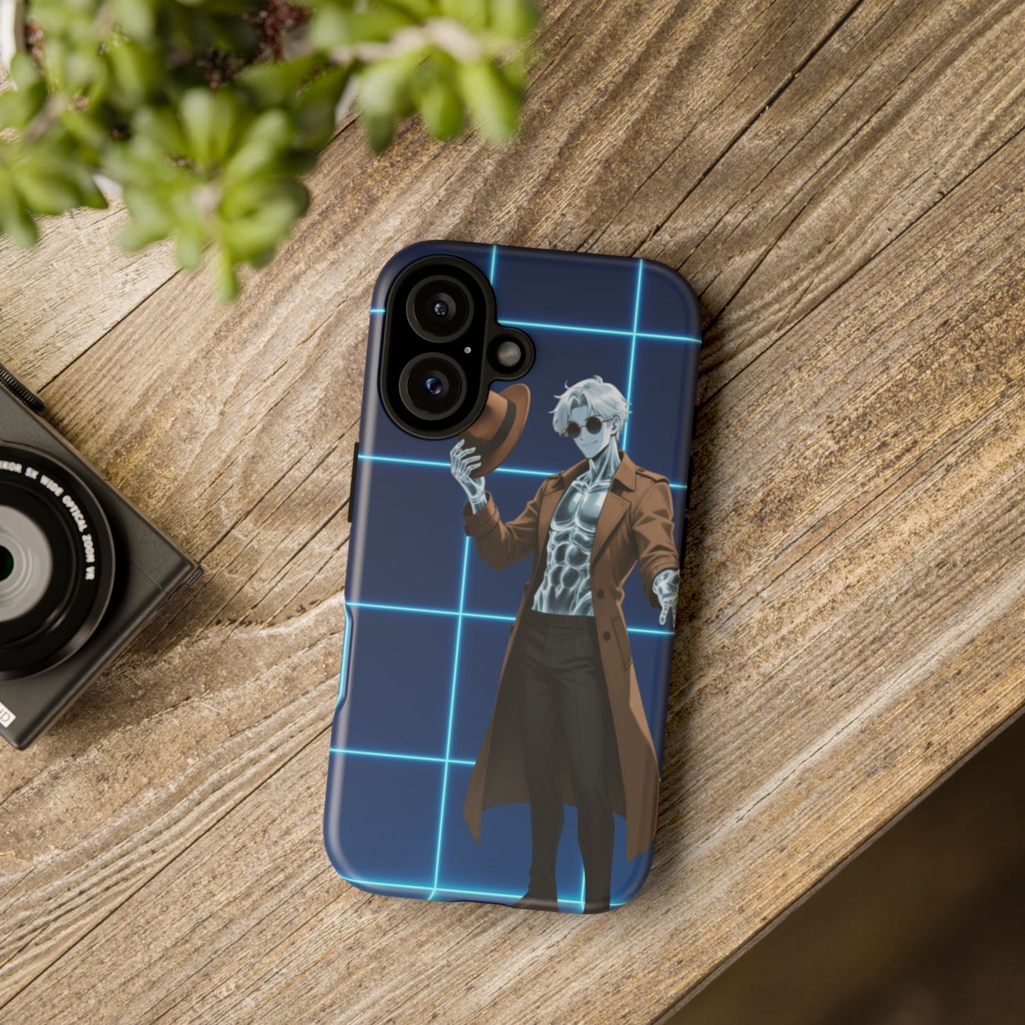 Theodore Marvel Invisible Man Anime Phone Case – iPhone, Samsung & Google Pixel (3D Wrap, Shock-Absorbing) | Yaoi Monsters
