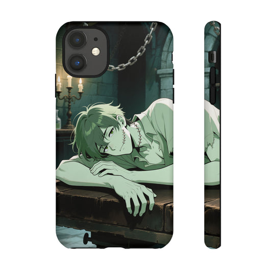 Electric Stare Frankenstein Phone Case — Anime Adam Cover (iPhone, Samsung & Pixel) | Yaoi Monsters