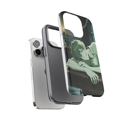 Electric Stare Frankenstein Phone Case — Anime Adam Cover (iPhone, Samsung & Pixel) | Yaoi Monsters