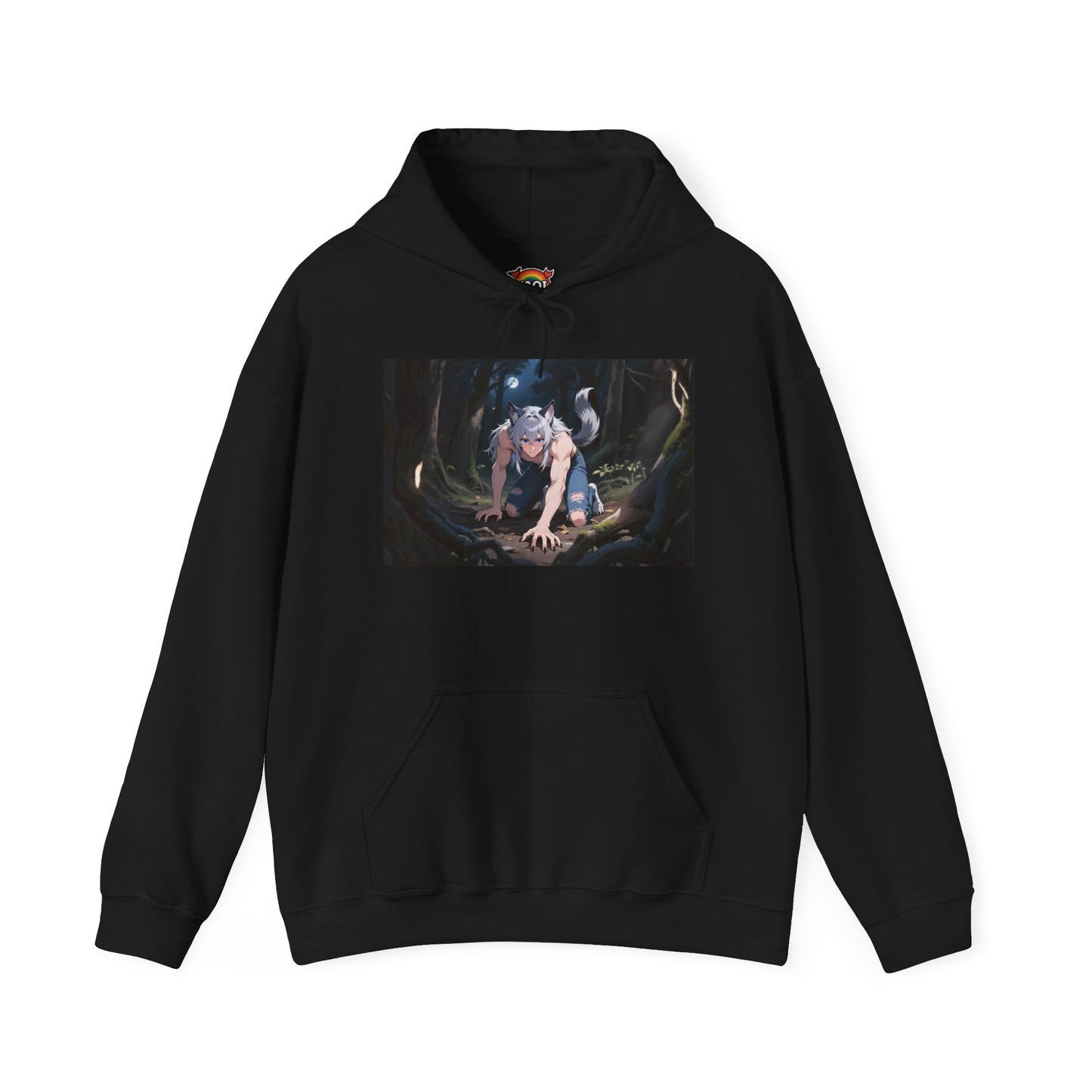 Luca Moonlit Werewolf Unisex Hoodie — Anime Wolfman Sweatshirt | Yaoi Monsters