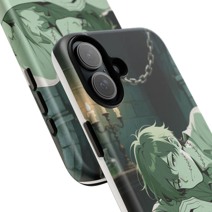 Electric Stare Frankenstein Phone Case — Anime Adam Cover (iPhone, Samsung & Pixel) | Yaoi Monsters