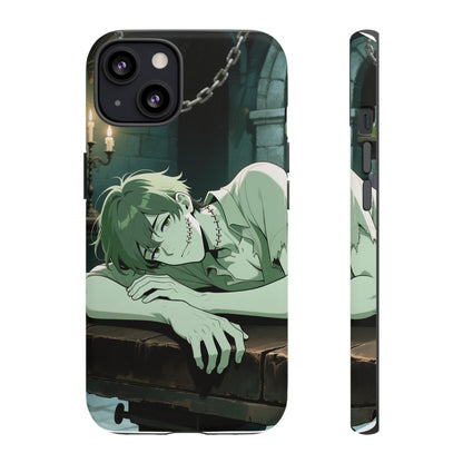 Electric Stare Frankenstein Phone Case — Anime Adam Cover (iPhone, Samsung & Pixel) | Yaoi Monsters