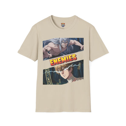 Enemies to Lovers Luca x Imhotep Unisex T-Shirt — Werewolf x Mummy BL Anime Tee | Yaoi Monsters