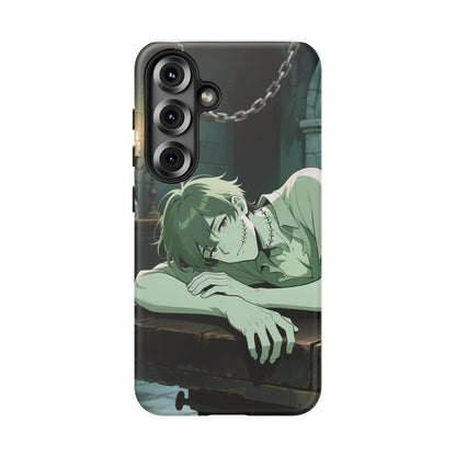 Electric Stare Frankenstein Phone Case — Anime Adam Cover (iPhone, Samsung & Pixel) | Yaoi Monsters