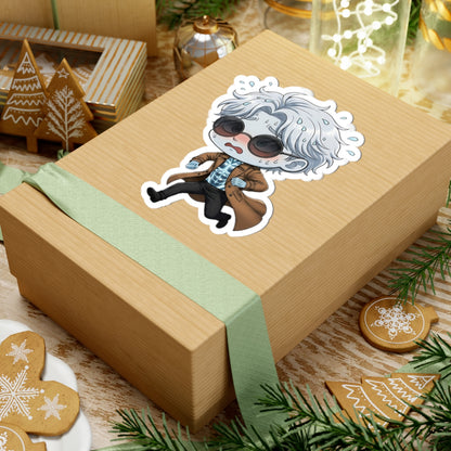 Cutie Monsters Theodore Marvel “Panic” Vinyl Sticker – Running Away Right