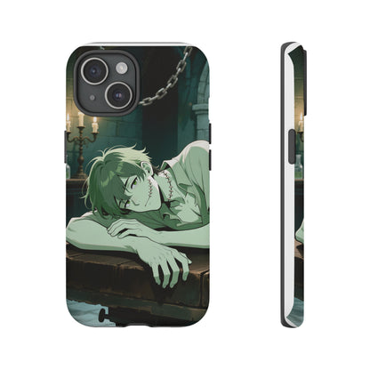 Electric Stare Frankenstein Phone Case — Anime Adam Cover (iPhone, Samsung & Pixel) | Yaoi Monsters