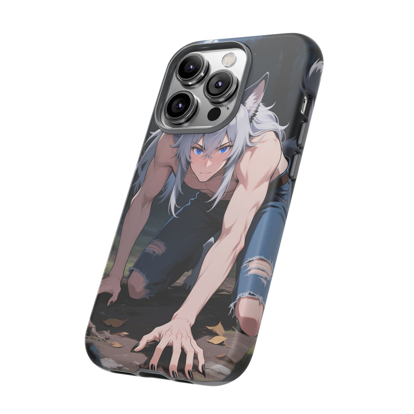 Luca Moonlit Werewolf Tough Phone Case — Anime Wolfman Cover (iPhone, Samsung Galaxy & Google Pixel) | Yaoi Monsters