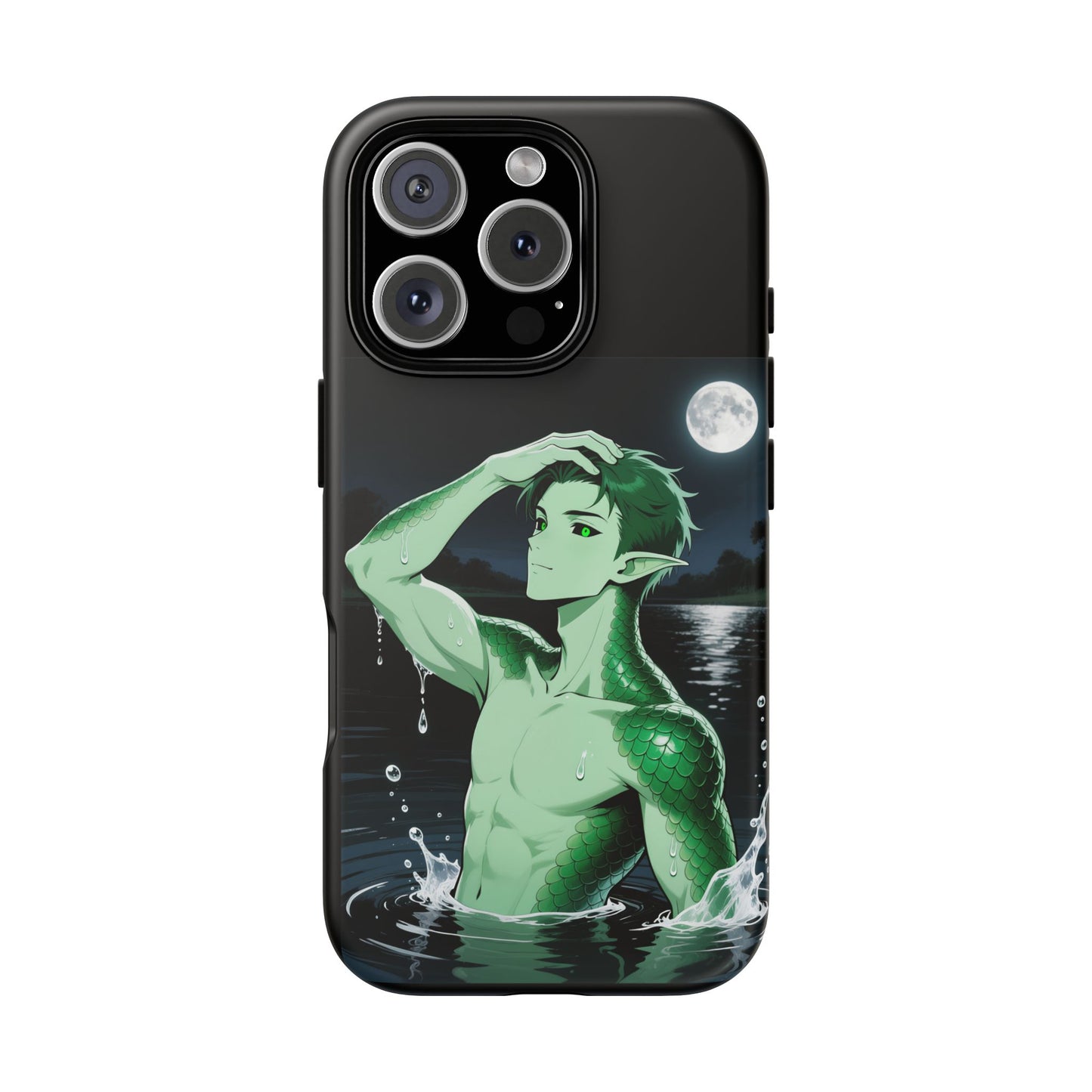 Kel Sea Creature Anime Phone Case — 3D Wrap, Shock-Absorbing (iPhone / Samsung / Pixel) | Yaoi Monsters