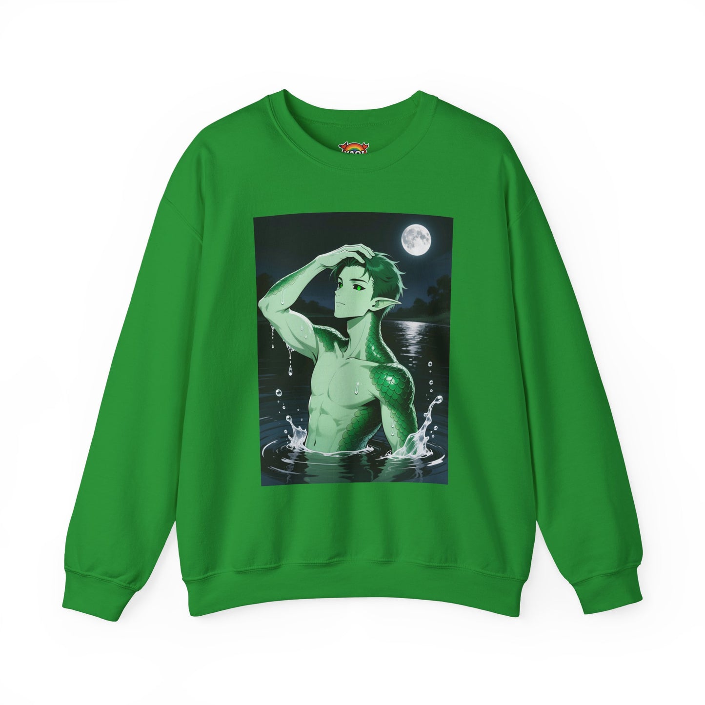 Kel Sea Creature Anime Crewneck Sweatshirt — Unisex Heavy-Blend Pullover | Yaoi Monsters