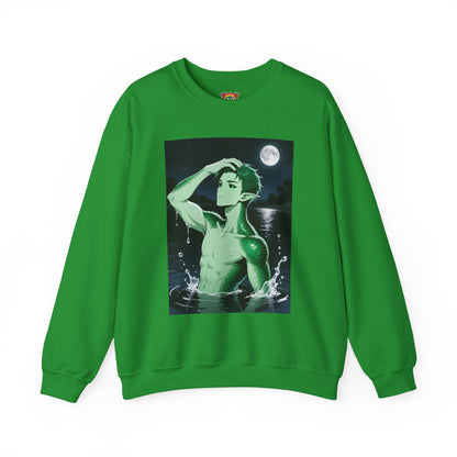 Kel Sea Creature Anime Crewneck Sweatshirt — Unisex Heavy-Blend Pullover | Yaoi Monsters