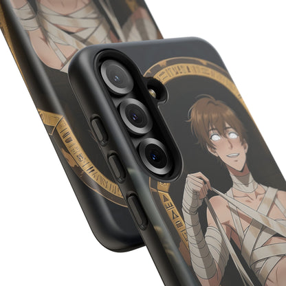 Imhotep Mummy Phone Case – iPhone, Samsung Galaxy & Google Pixel | 3D Wrap Gothic Anime Cover | Yaoi Monsters