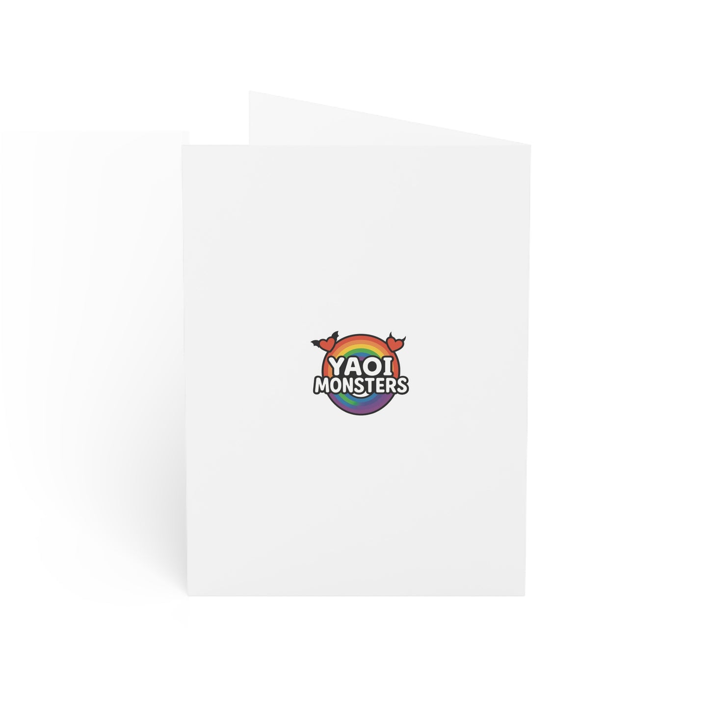 Invisible Man Theo Valentine Card, “You’ve Got Me Seeing Hearts” | Romantic Anime Greeting Card