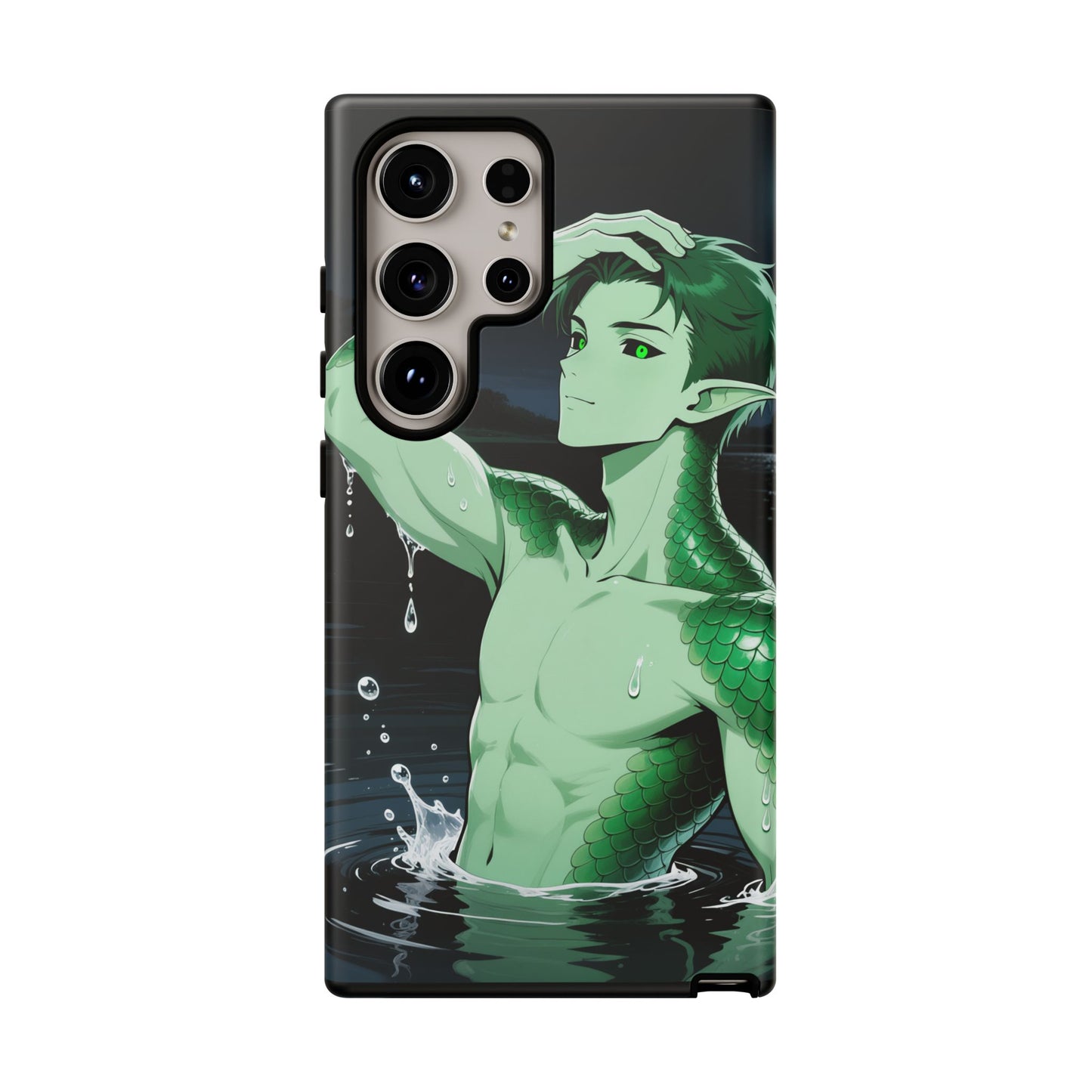 Kel Sea Creature Anime Phone Case — 3D Wrap, Shock-Absorbing (iPhone / Samsung / Pixel) | Yaoi Monsters