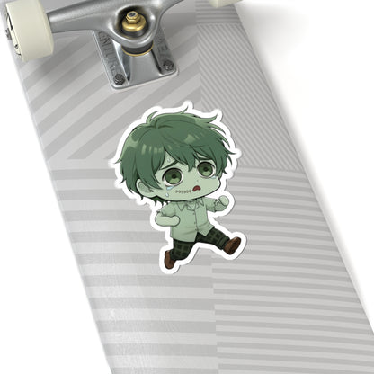 Cutie Monsters Adam “Panic” Vinyl Sticker – Running Away Left.