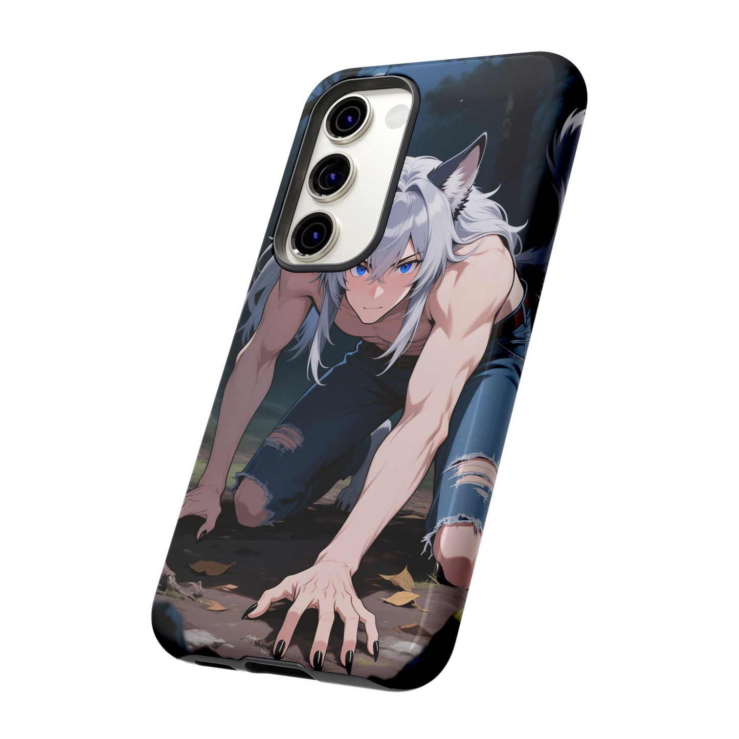 Luca Moonlit Werewolf Tough Phone Case — Anime Wolfman Cover (iPhone, Samsung Galaxy & Google Pixel) | Yaoi Monsters