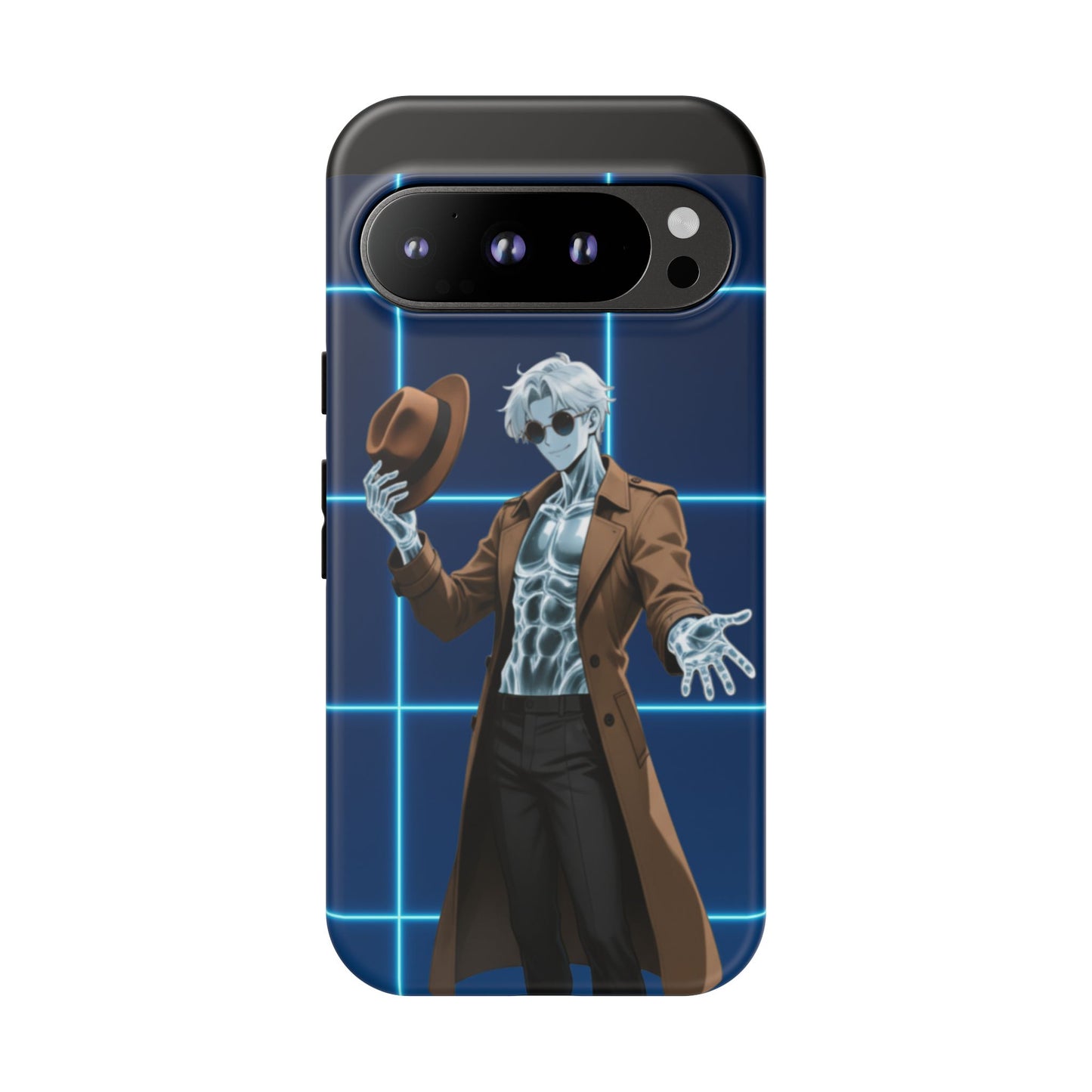 Theodore Marvel Invisible Man Anime Phone Case – iPhone, Samsung & Google Pixel (3D Wrap, Shock-Absorbing) | Yaoi Monsters