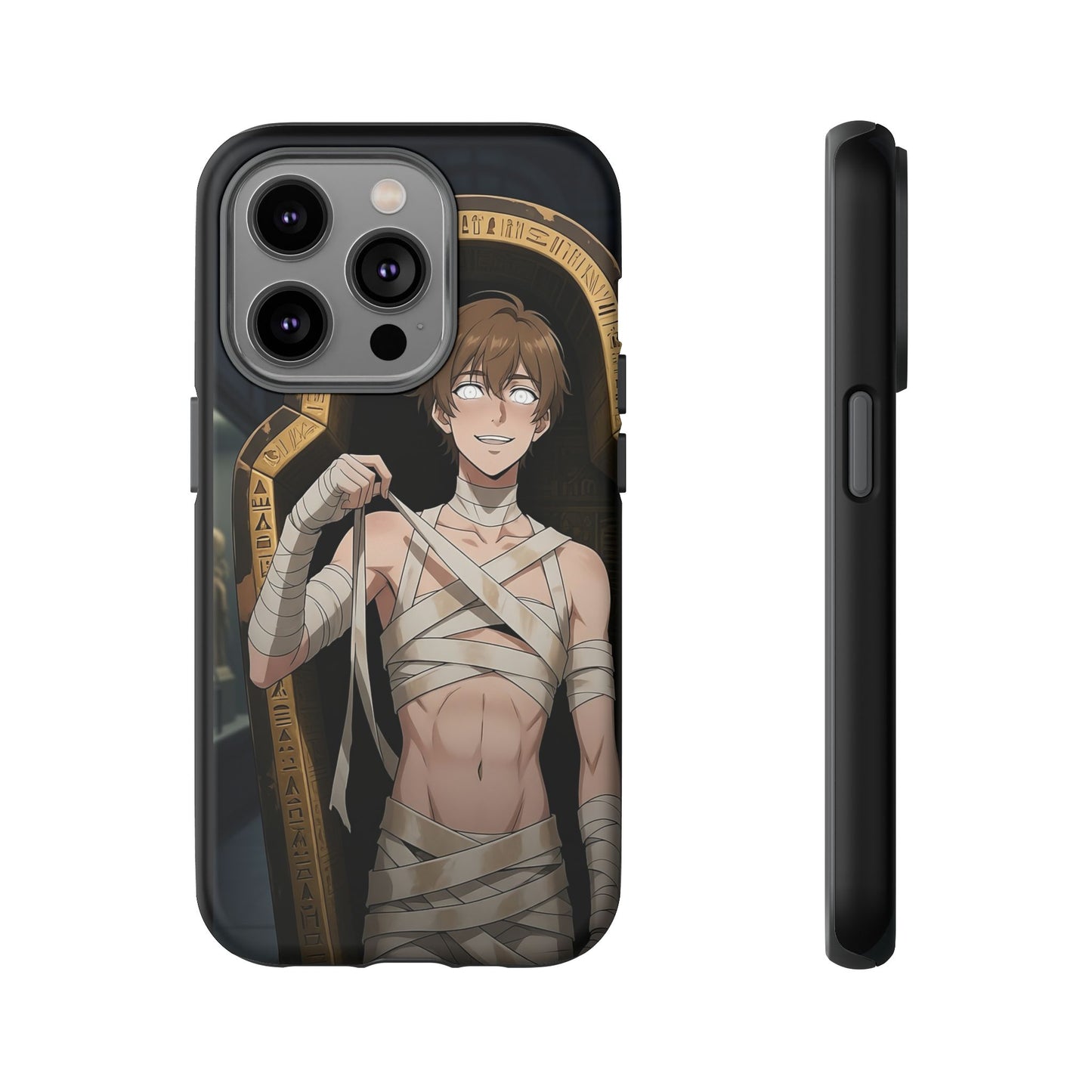 Imhotep Mummy Phone Case – iPhone, Samsung Galaxy & Google Pixel | 3D Wrap Gothic Anime Cover | Yaoi Monsters