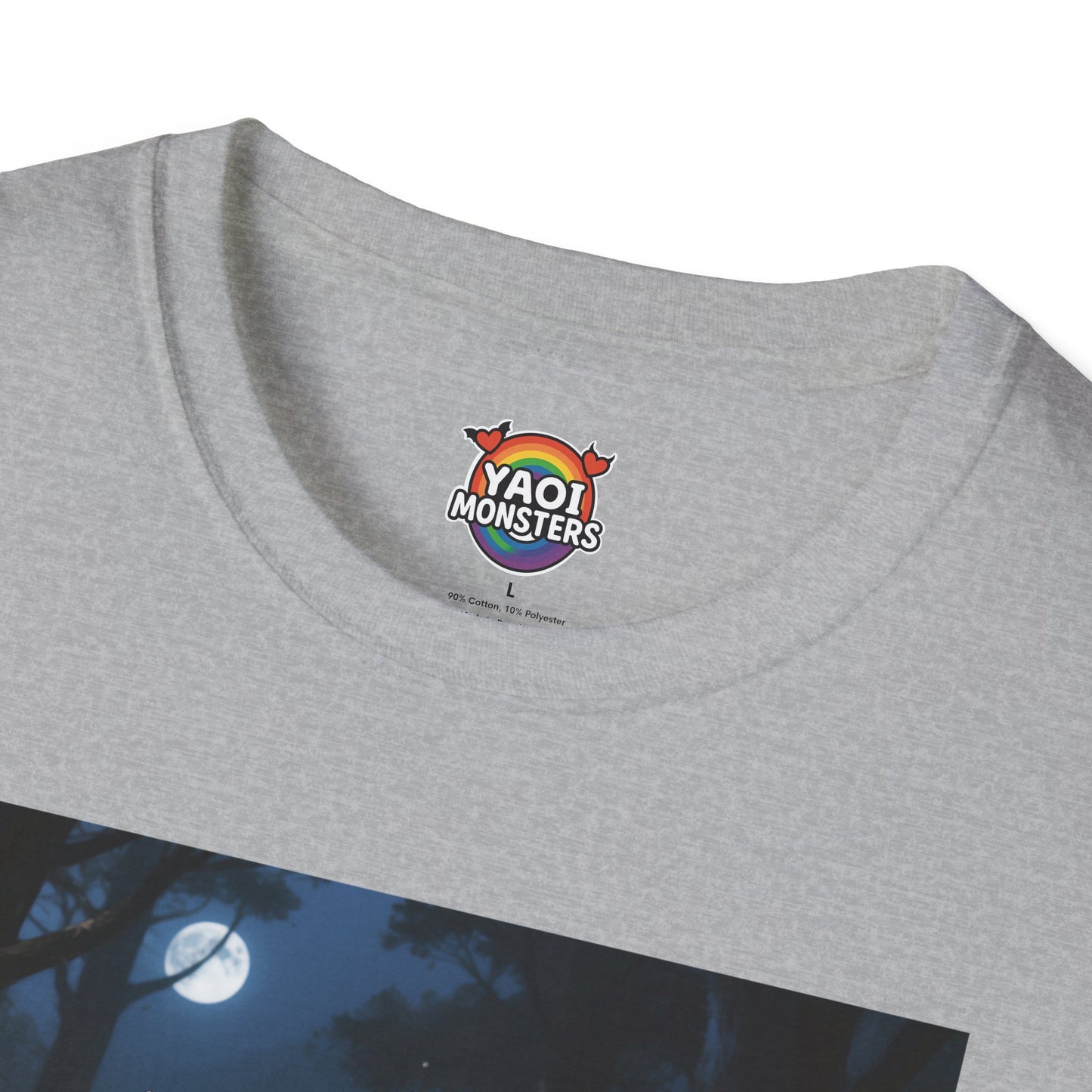 Luca Moonlit Werewolf Unisex T-Shirt — Anime Wolfman Graphic Tee | Yaoi Monsters