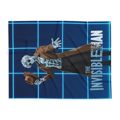 Theodore Marvel Invisible Man Lab Fleece Blanket — Anime Invisible Man Throw | Yaoi Monsters