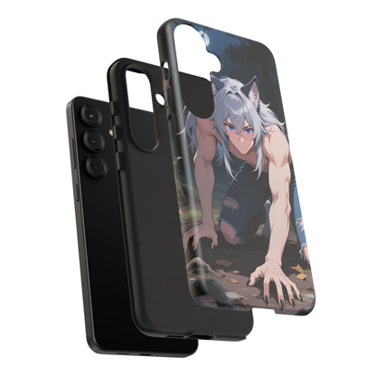 Luca Moonlit Werewolf Tough Phone Case — Anime Wolfman Cover (iPhone, Samsung Galaxy & Google Pixel) | Yaoi Monsters