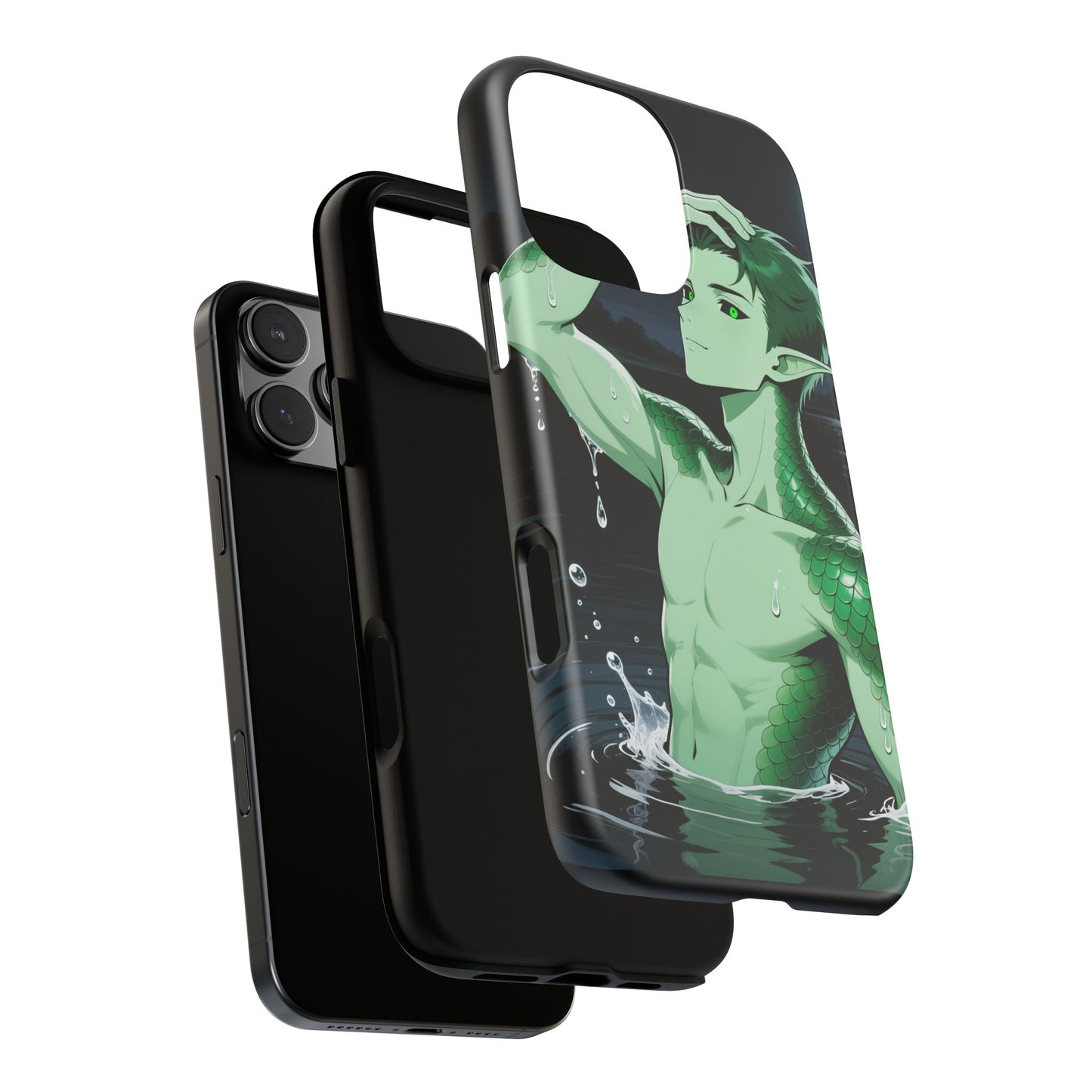 Kel Sea Creature Anime Phone Case — 3D Wrap, Shock-Absorbing (iPhone / Samsung / Pixel) | Yaoi Monsters