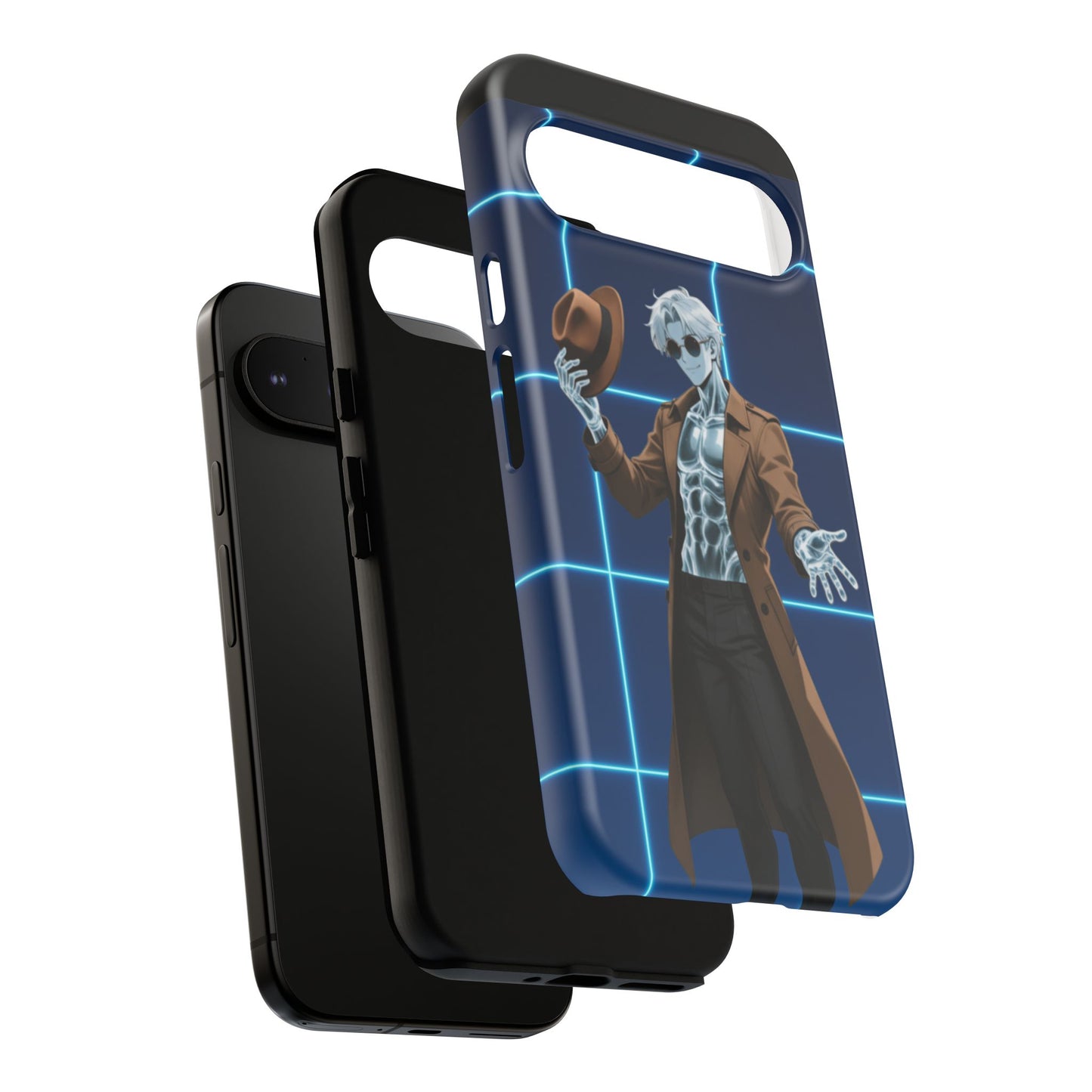 Theodore Marvel Invisible Man Anime Phone Case – iPhone, Samsung & Google Pixel (3D Wrap, Shock-Absorbing) | Yaoi Monsters