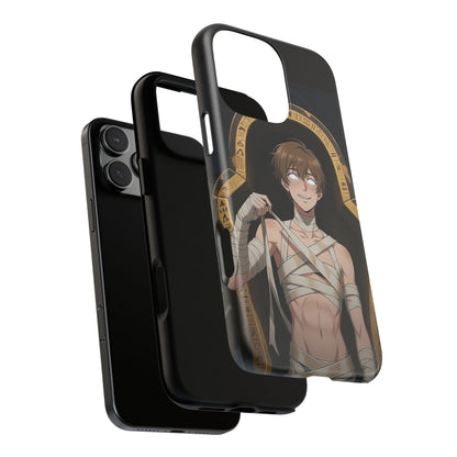 Imhotep Mummy Phone Case – iPhone, Samsung Galaxy & Google Pixel | 3D Wrap Gothic Anime Cover | Yaoi Monsters