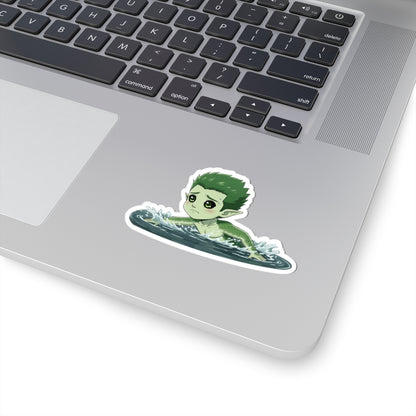 Cutie Monsters Kel “Love Panic” Glossy Vinyl Sticker – Splashing Away