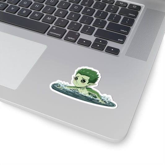 Cutie Monsters Kel “Love Panic” Glossy Vinyl Sticker – Splashing Away