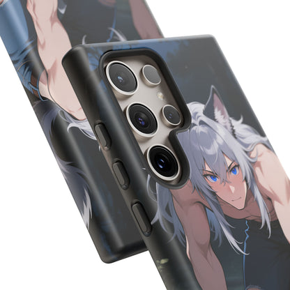 Luca Moonlit Werewolf Tough Phone Case — Anime Wolfman Cover (iPhone, Samsung Galaxy & Google Pixel) | Yaoi Monsters