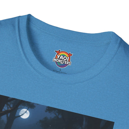 Luca Moonlit Werewolf Unisex T-Shirt — Anime Wolfman Graphic Tee | Yaoi Monsters