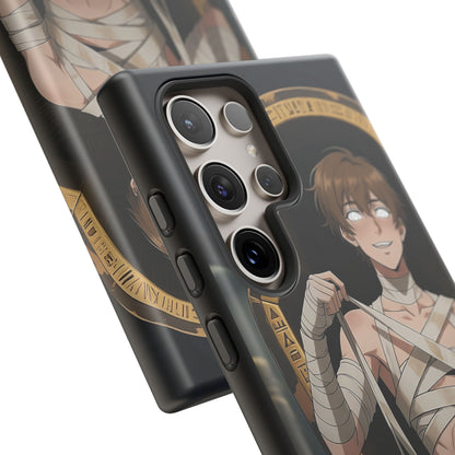 Imhotep Mummy Phone Case – iPhone, Samsung Galaxy & Google Pixel | 3D Wrap Gothic Anime Cover | Yaoi Monsters