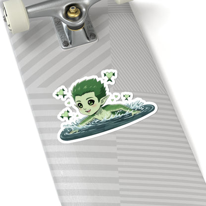 Cutie Monsters Kel “Love Chase” Glossy Vinyl Sticker – Splashing Forward